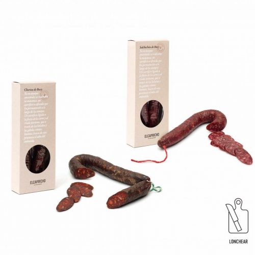 CHORIZO Y SALCHICHÓN DE BUEY · Cárnicas el capricho