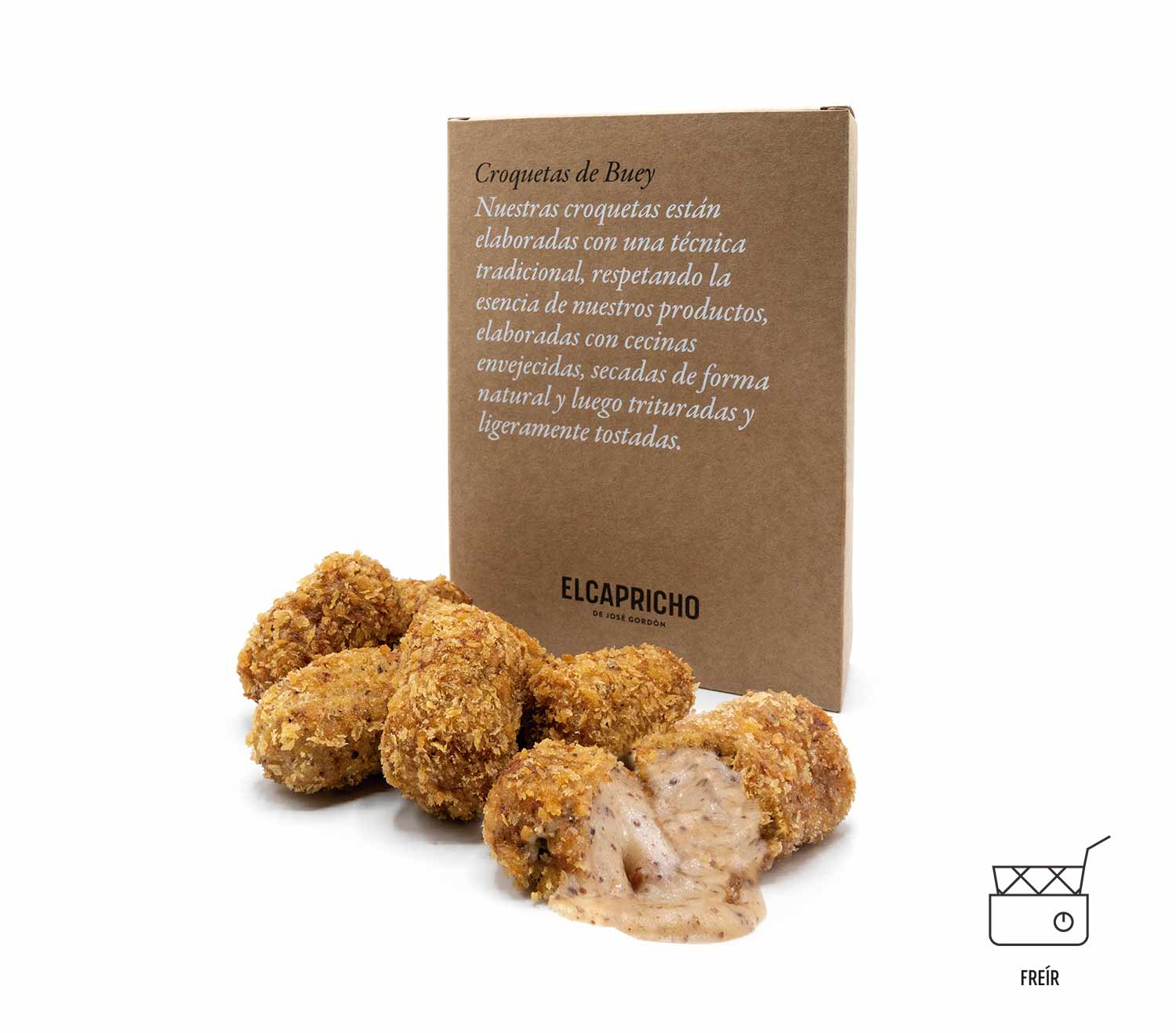 CROQUETAS DE CECINA DE BUEY · Cárnicas el capricho